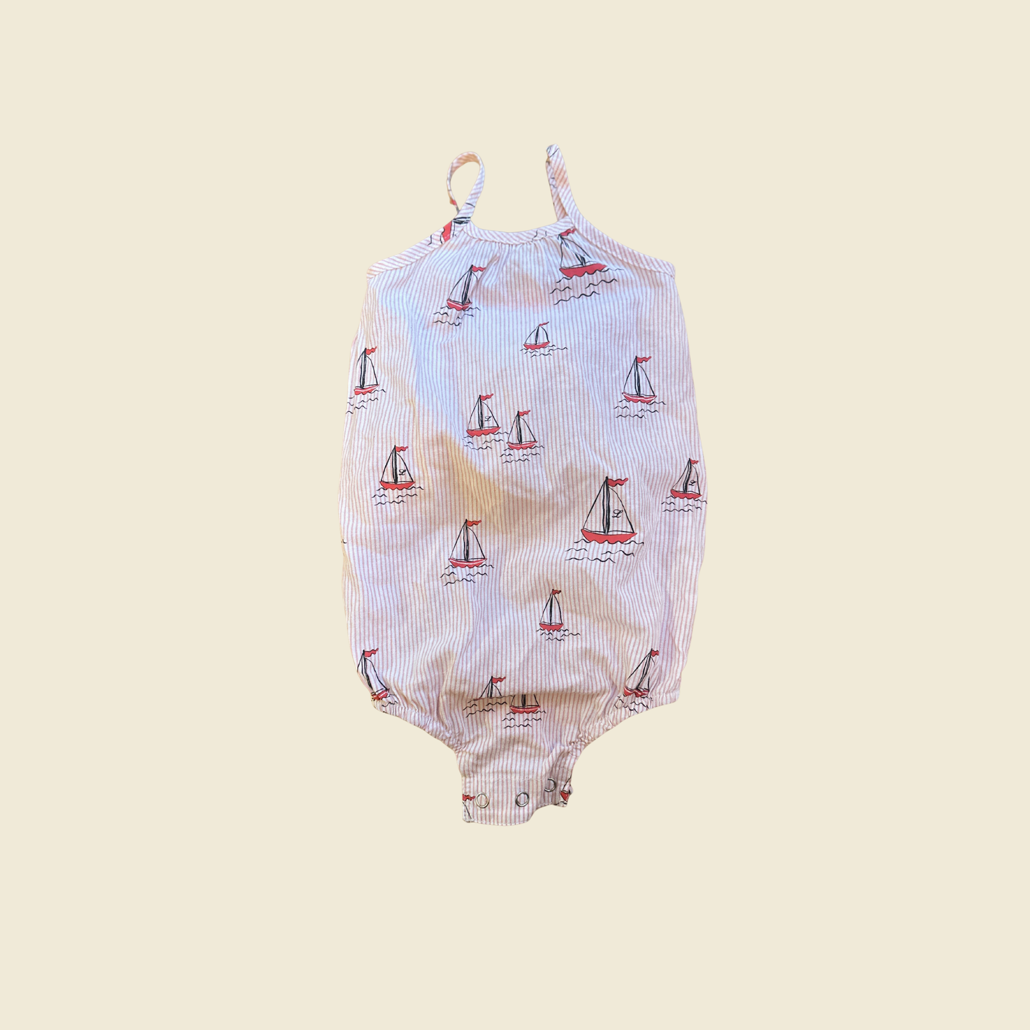 Lulu Sailboat Romper| 12-18 Months