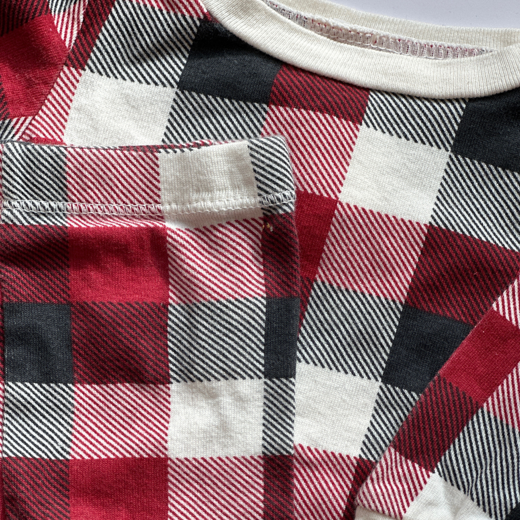 Burt’s Bees Baby Organic Cotton Two-Piece Plaid Pajamas | 0–3 Months