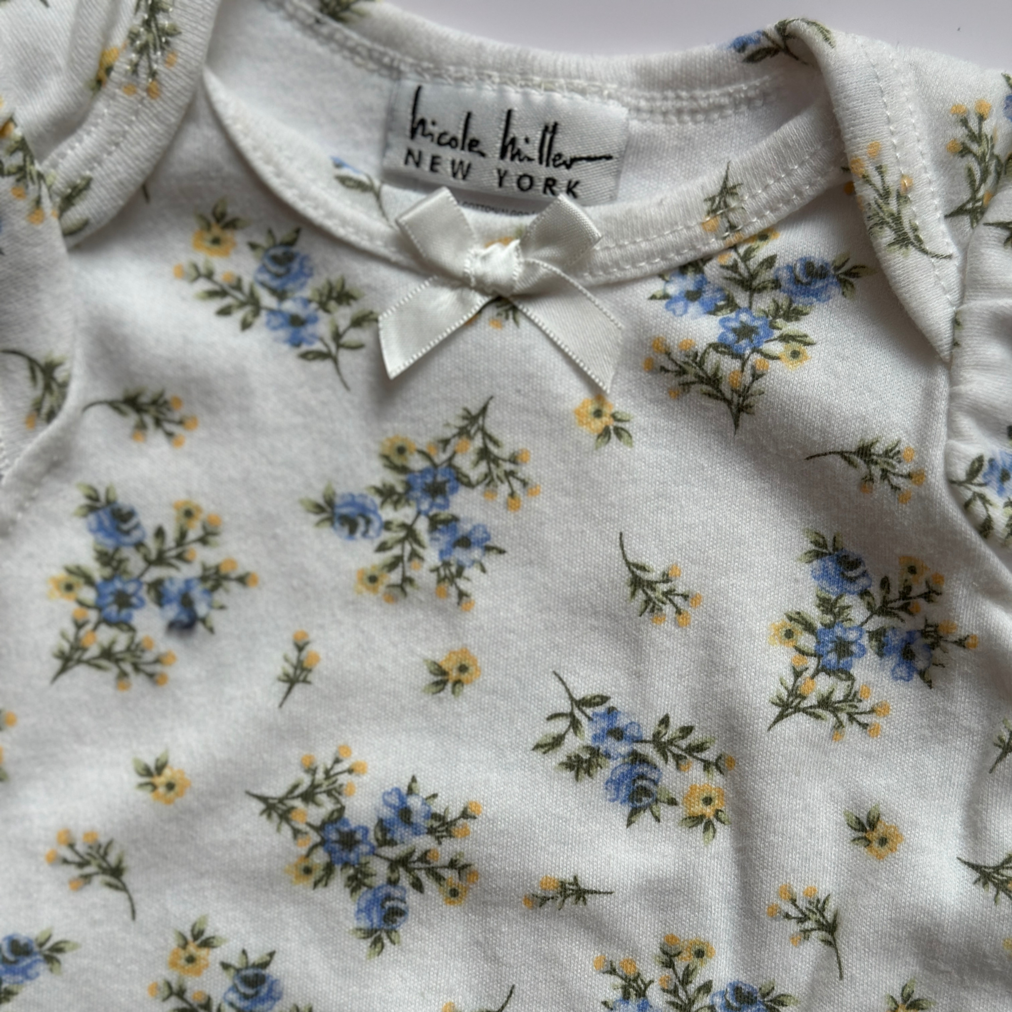 Nicole Miller Short Sleeve Bodysuit | 0-3 Months