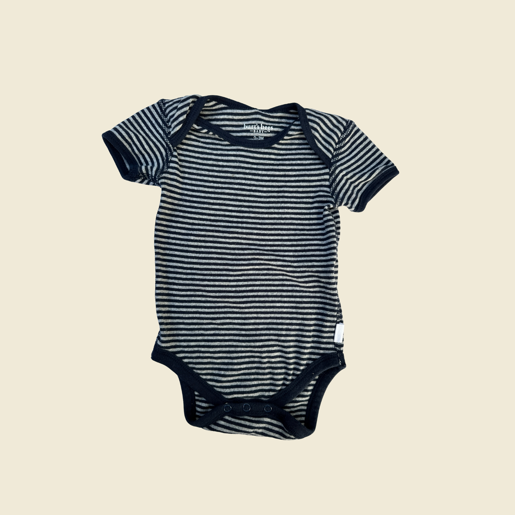 Burts Bees Baby Organic Cotton Short Sleeve Bodysuit | 0-3 Months
