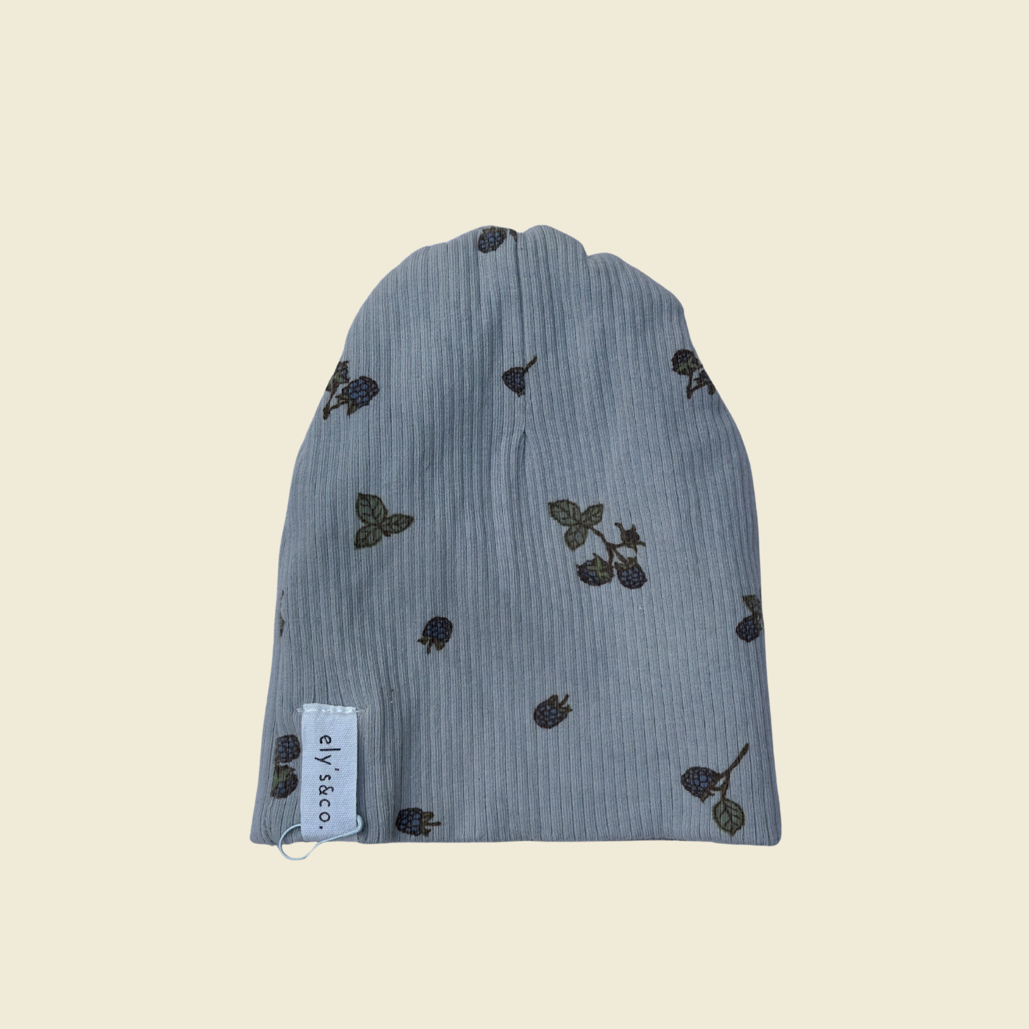 Ely's & Co. Ribbed Cotton Beanie | 0-6 Months