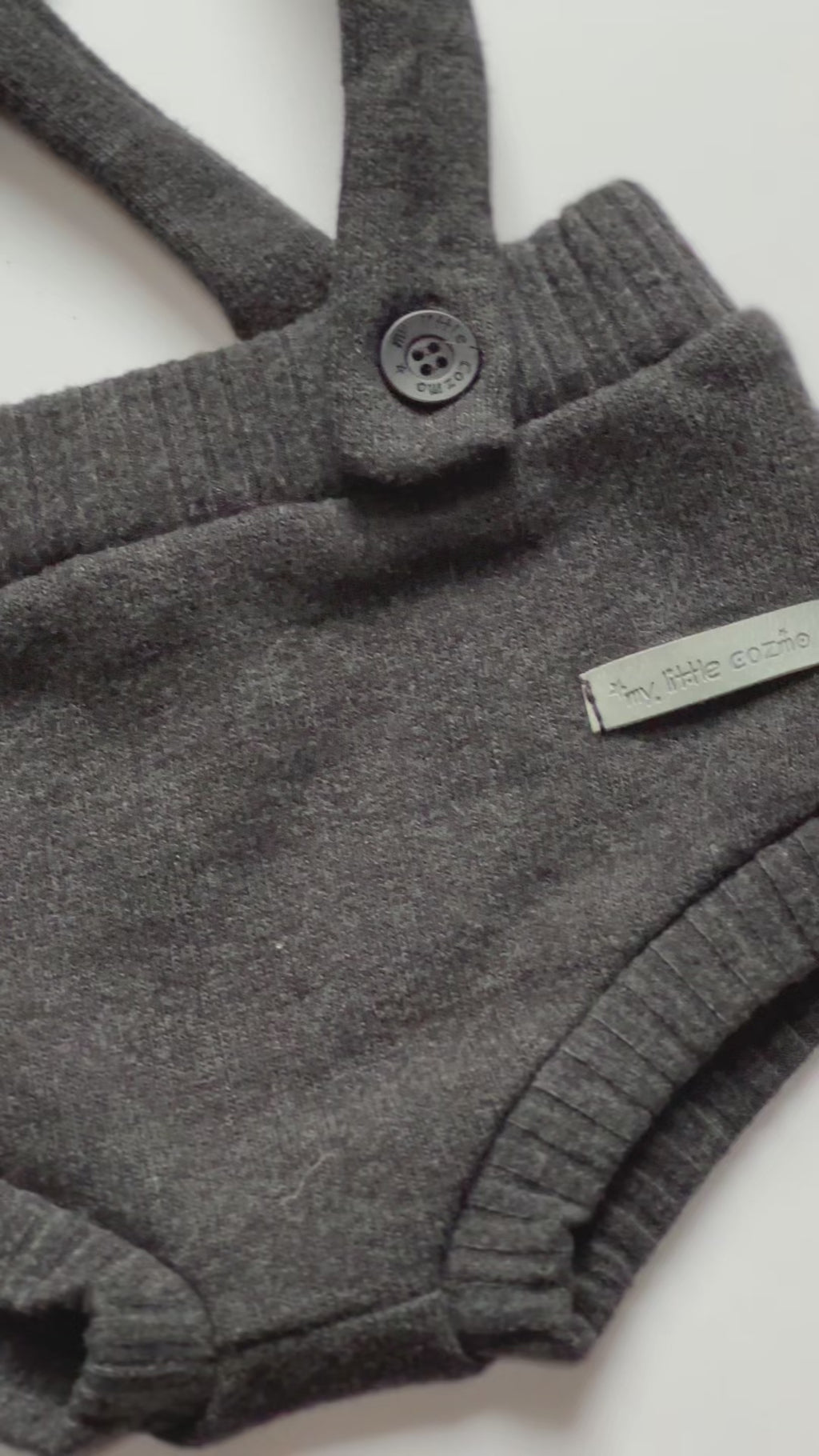 My Little Cozmo Bloomers with Suspenders | Newborn