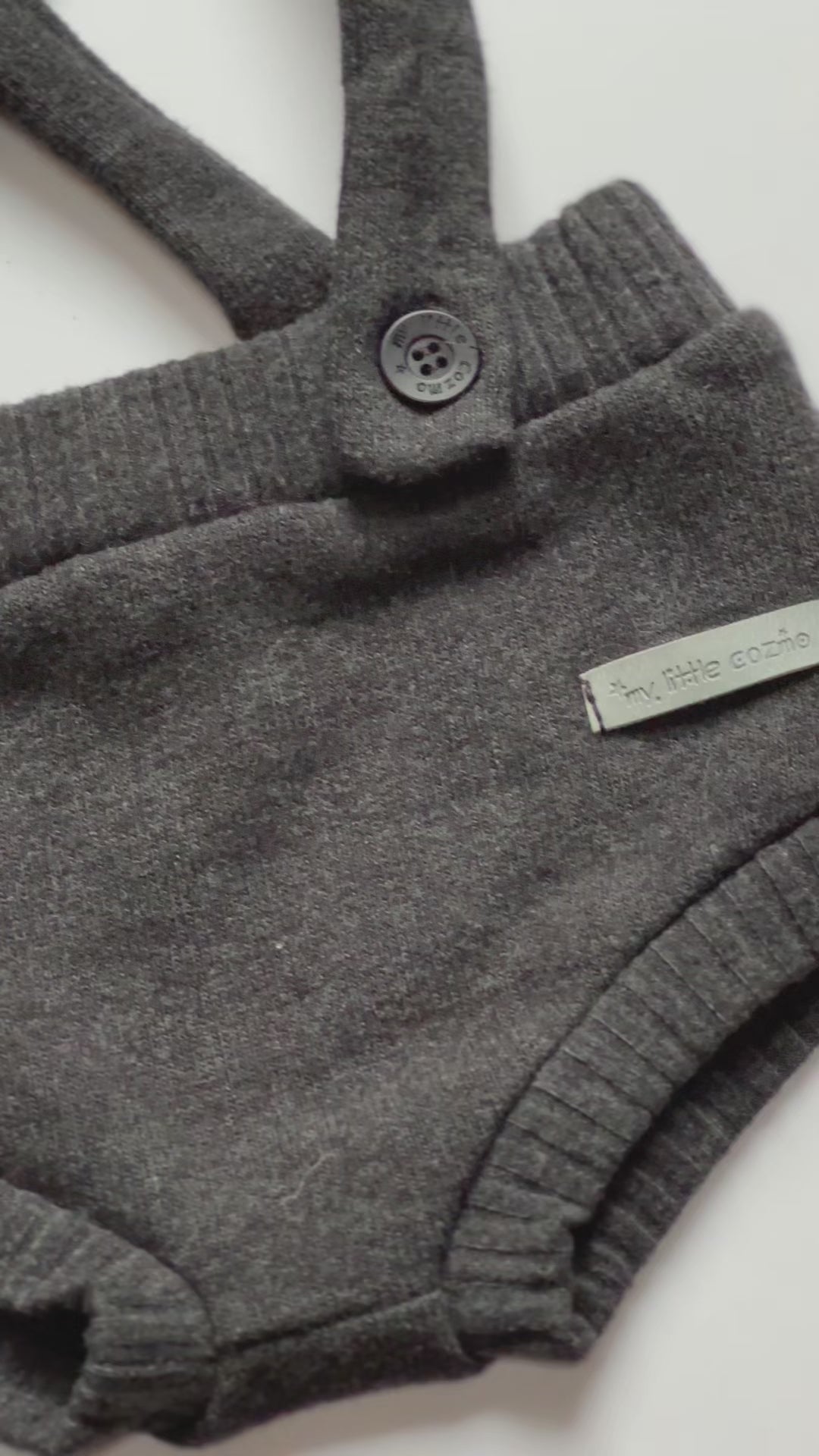 My Little Cozmo Bloomers with Suspenders | Newborn