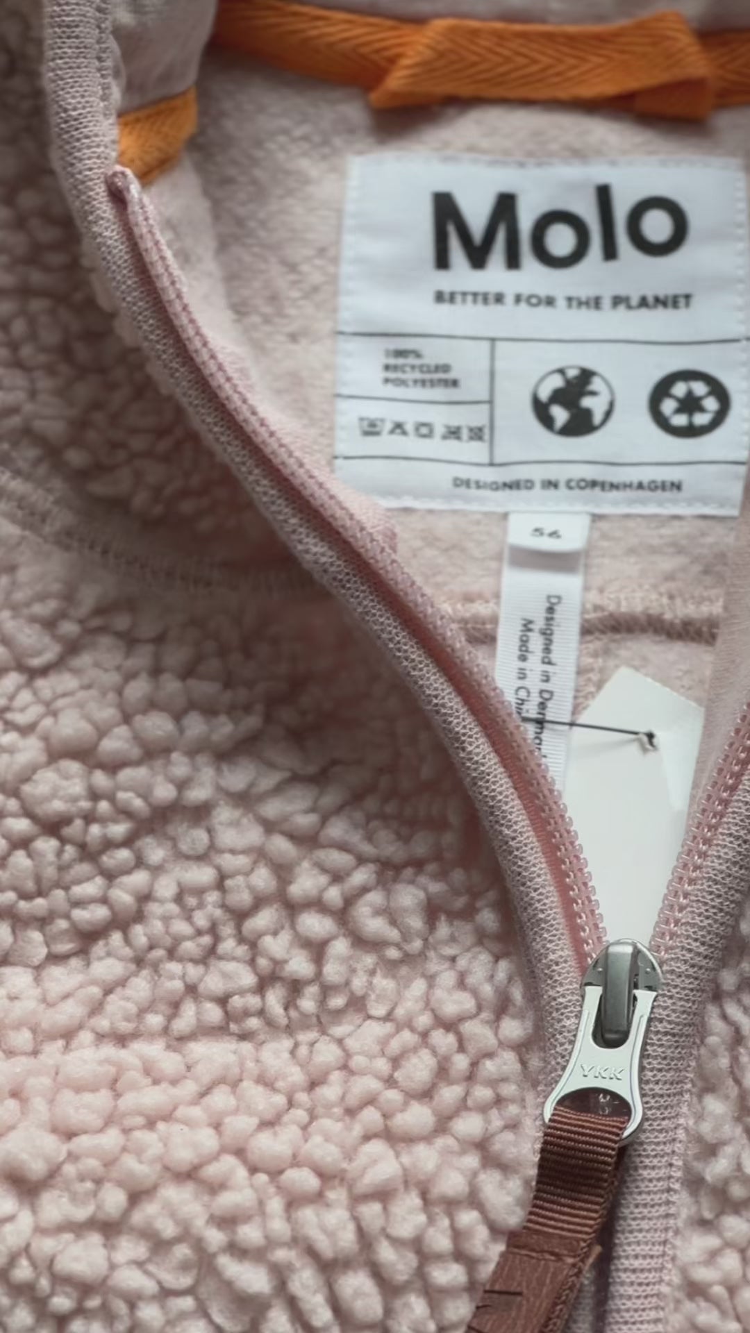 Molo Teddy Kid's Umeko Fleece Coveralls | 3–6 Months