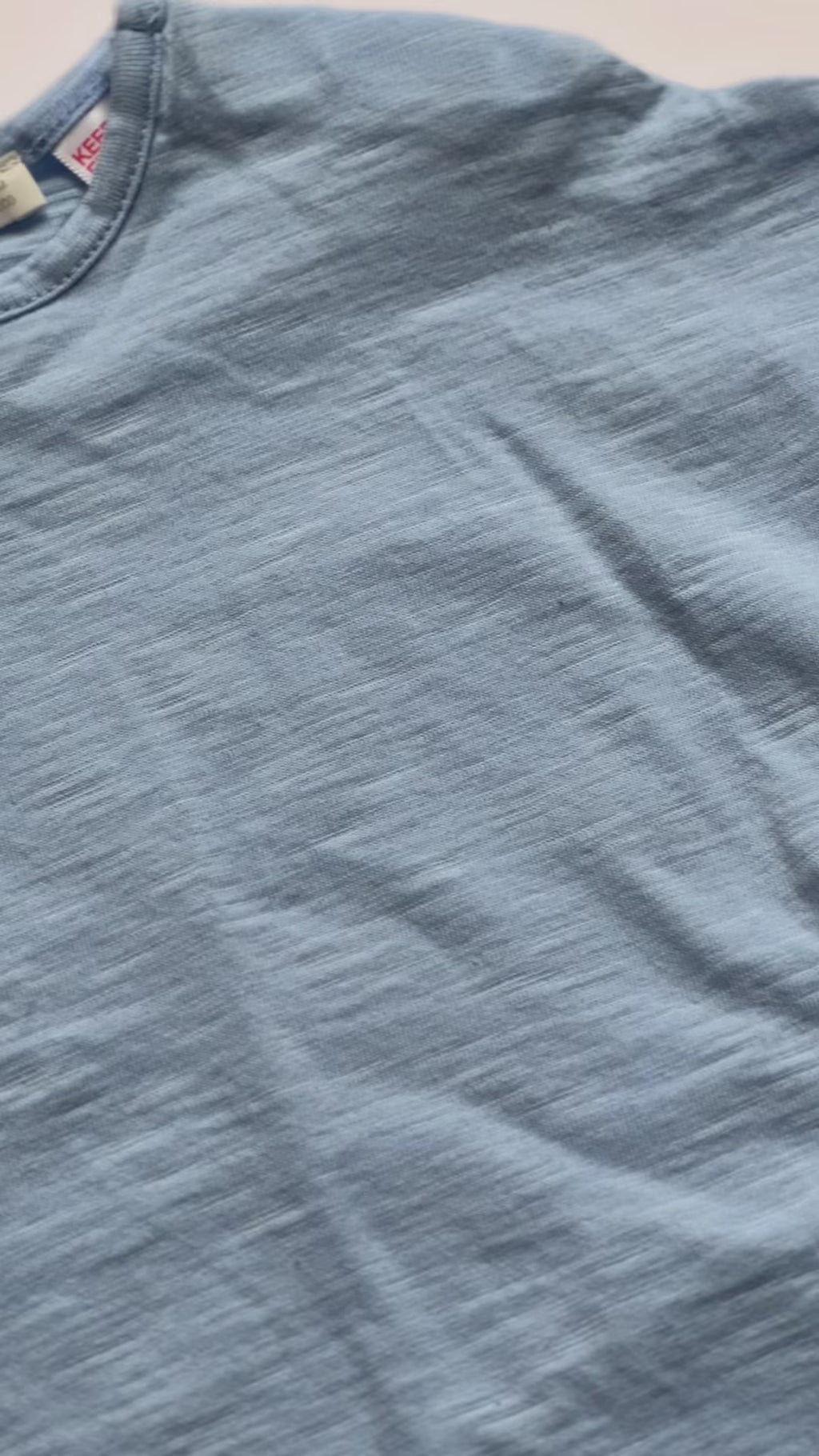 ZARA Plain Rolled-Hem T-Shirt | 6-9 Months